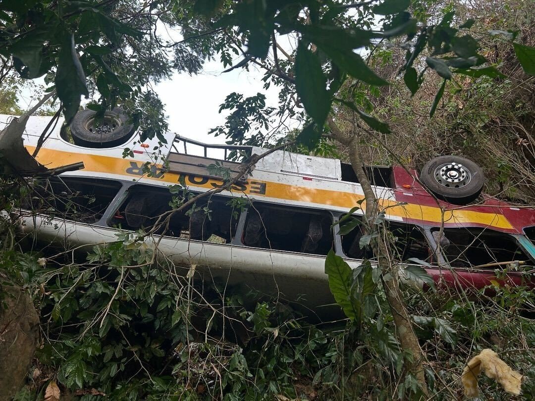 VÍDEO mostra resgate e desespero de sobreviventes do acidente com ônibus que matou 17 em AL