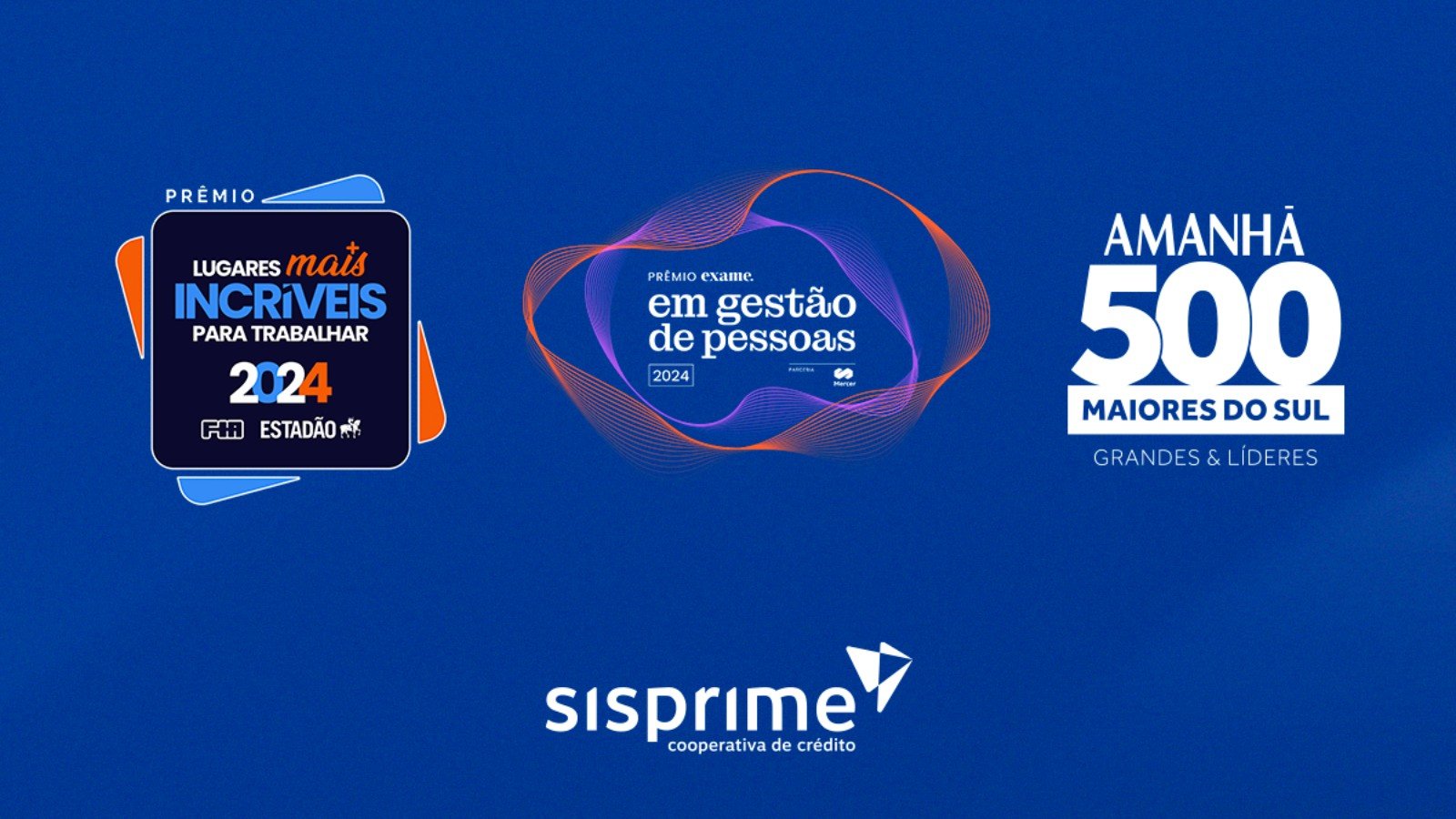 Sisprime do Brasil conquista três premiações no mês de outubro