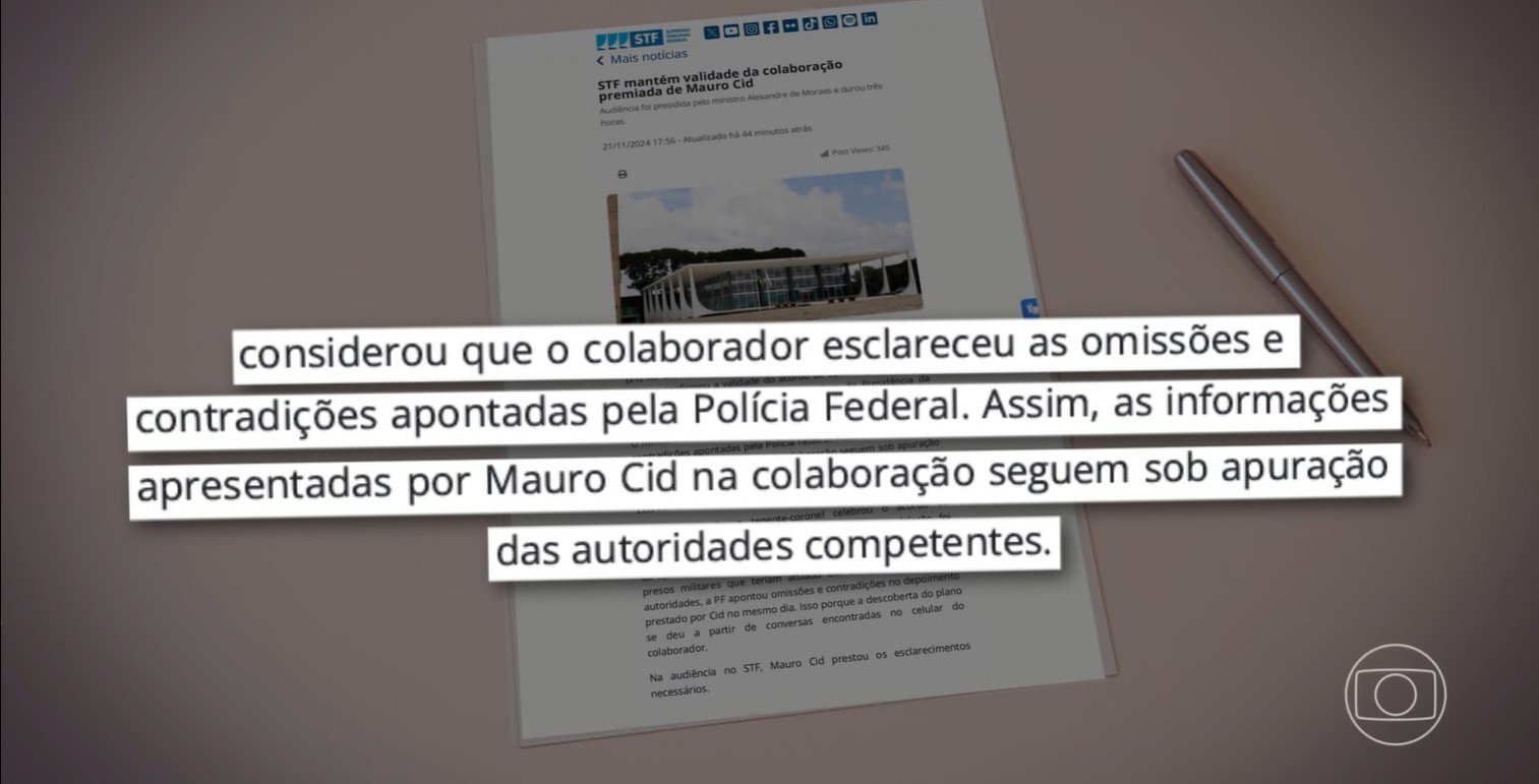 Alexandre de Moraes mantém delação premiada de Mauro Cid após novo depoimento