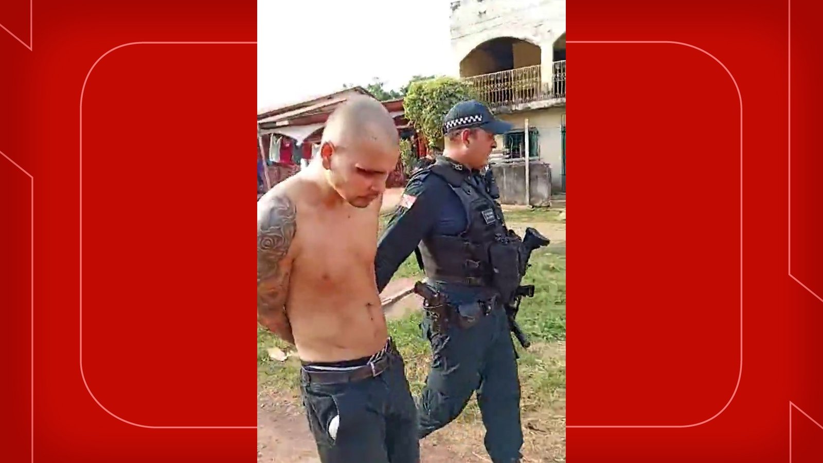 Suspeito de assalto é preso pela PM após ação violenta registrada em mercantil no bairro Interventoria; VÍDEO