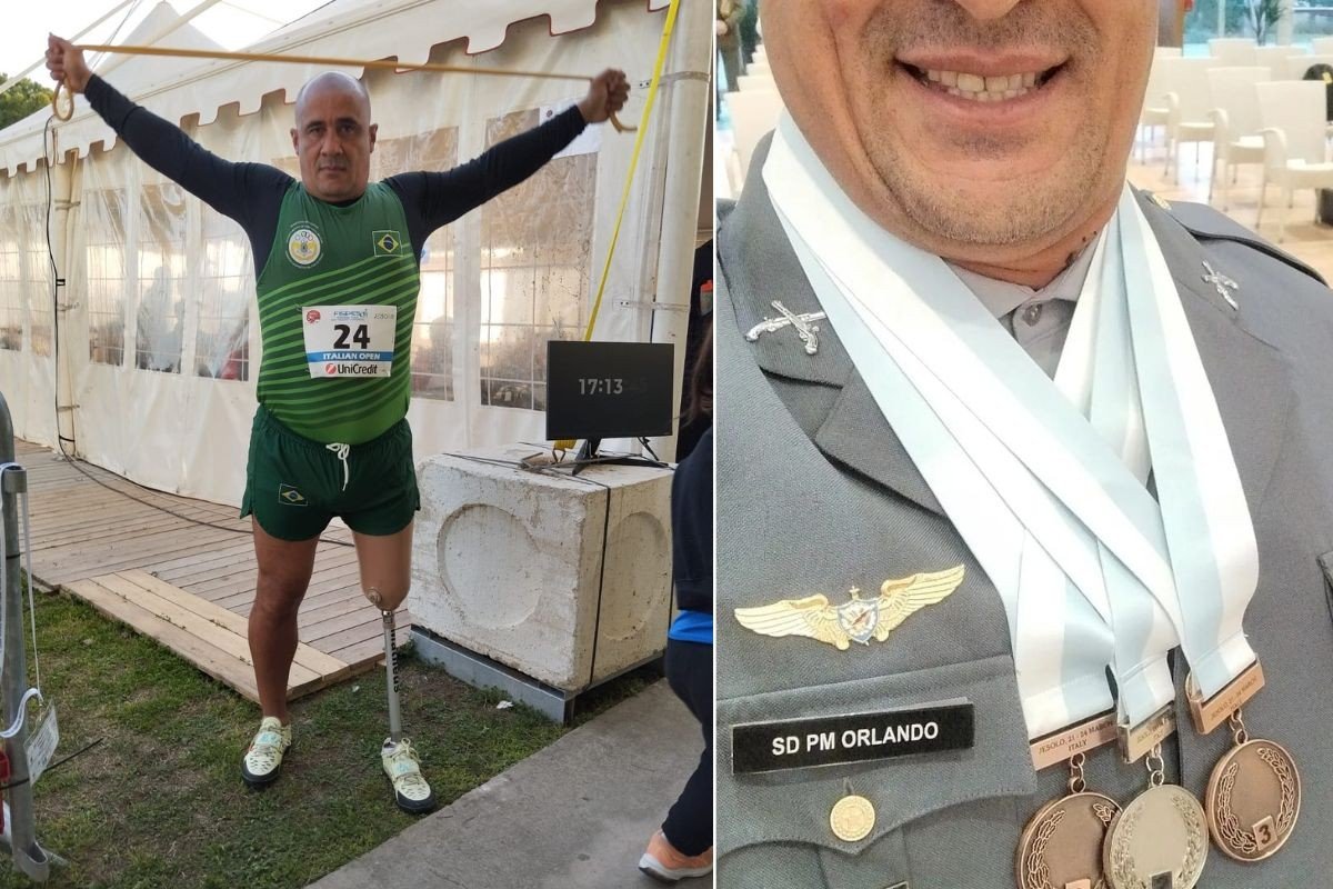 PM que amputou perna após sofrer acidente de trânsito se destaca no paratletismo: ‘Vontade a mais de viver’