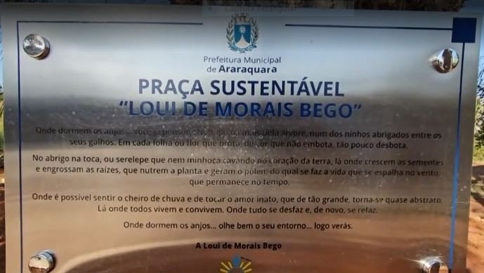 Pais que perderam bebês transformam praça em ponto de acolhimento em Araraquara