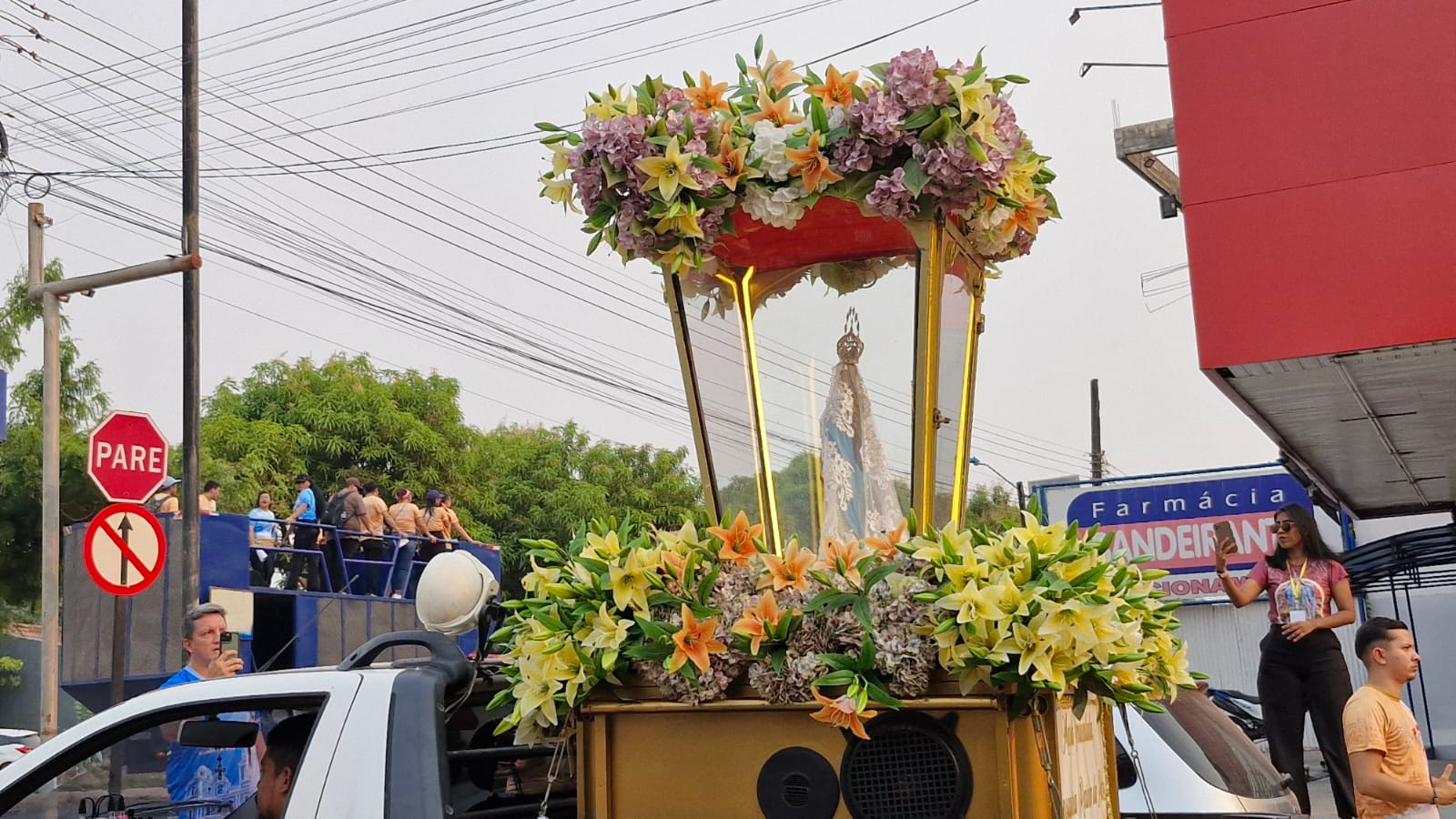 12ª Romaria da Segurança Pública une fé e devoção de vários órgãos em carreata pelas ruas de Santarém