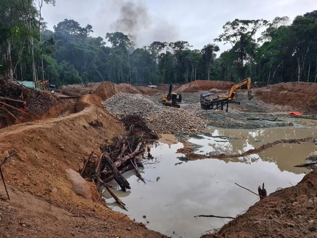 Dezessete pessoas são presas por exploração de ouro e madeira em garimpo ilegal em município de MT