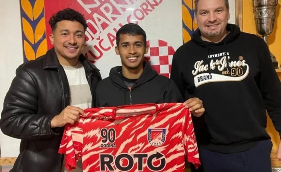 Atleta do Acre assina contrato com time de futebol da Croácia