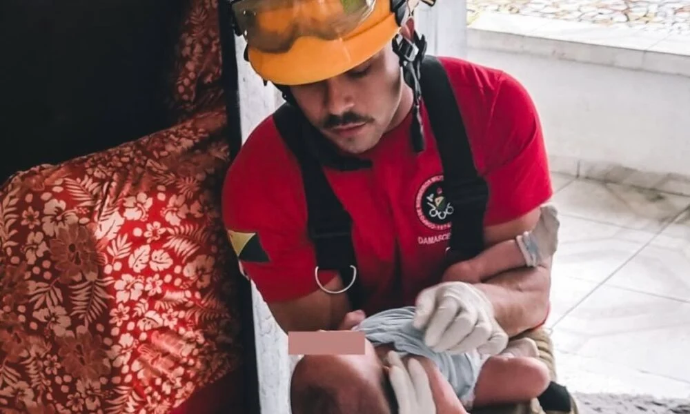 Bombeiros salvam bebê engasgado em Cruzeiro do Sul