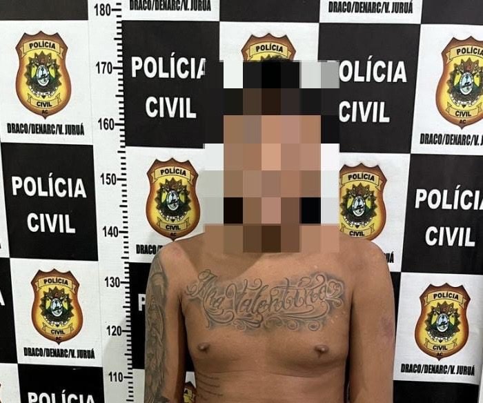 Polícia prende foragido acusado de crimes violentos em Cruzeiro do Sul
