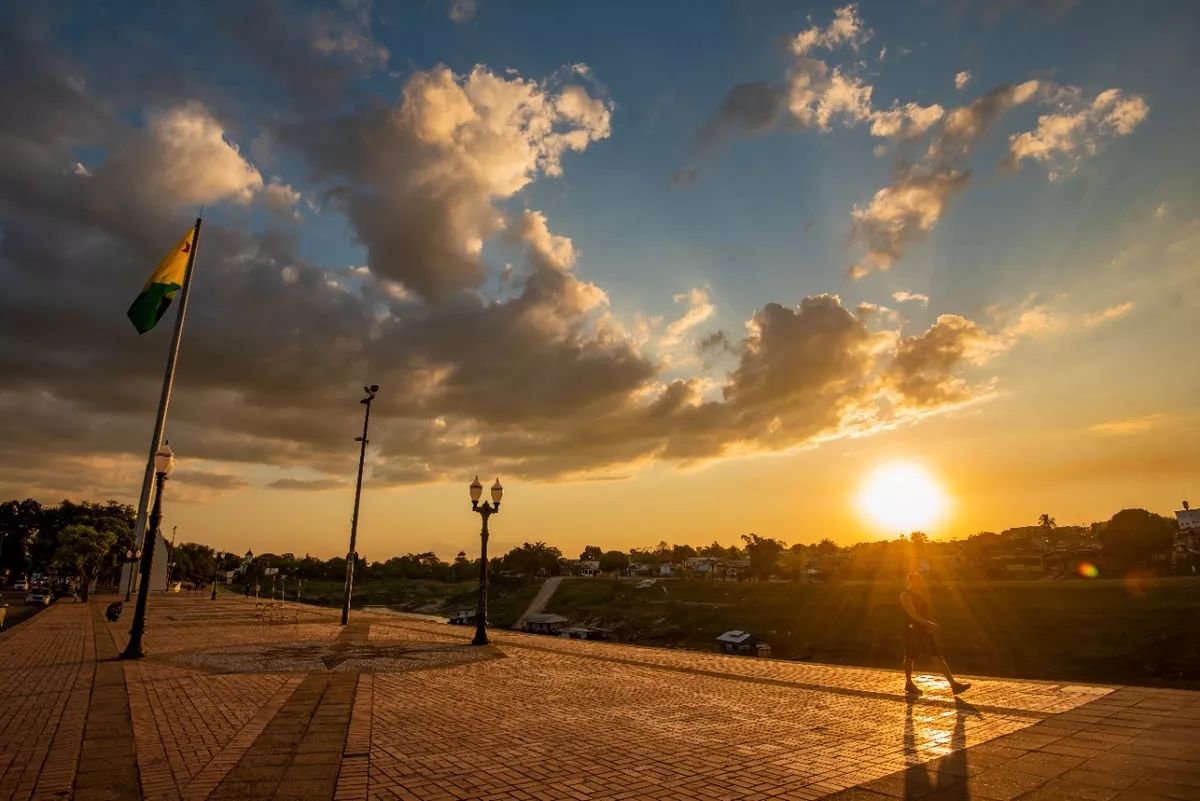 Sábado de sol e clima ameno marca o fim de maio no Acre