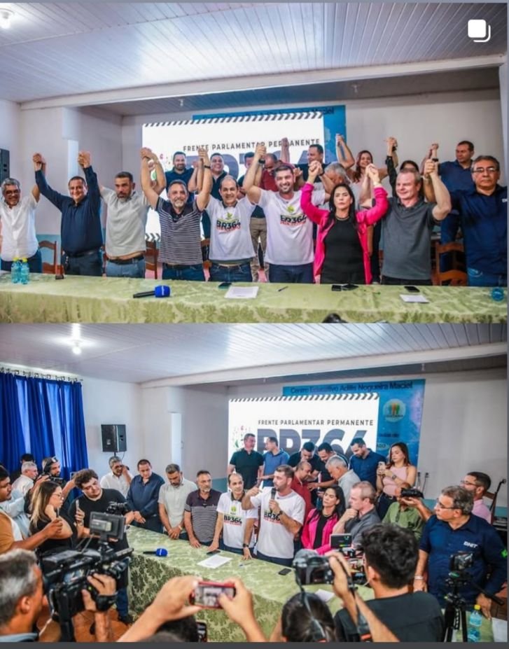 Parlamentares encerram caravana “BR-364 pede socorro” com entrega de carta de apelo ao Governo Federal