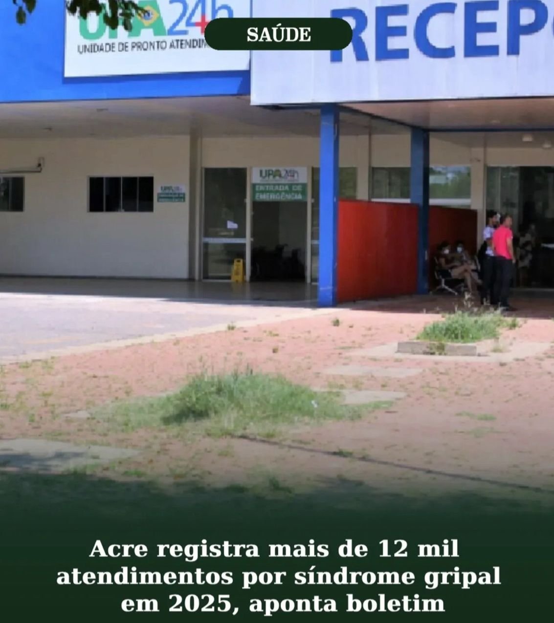 Acre ultrapassa 12 mil atendimentos por síndrome gripal em 2025, segundo boletim da Sesacre