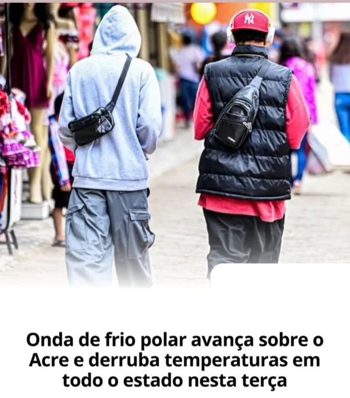 Frente fria provoca queda nas temperaturas em municípios do Acre