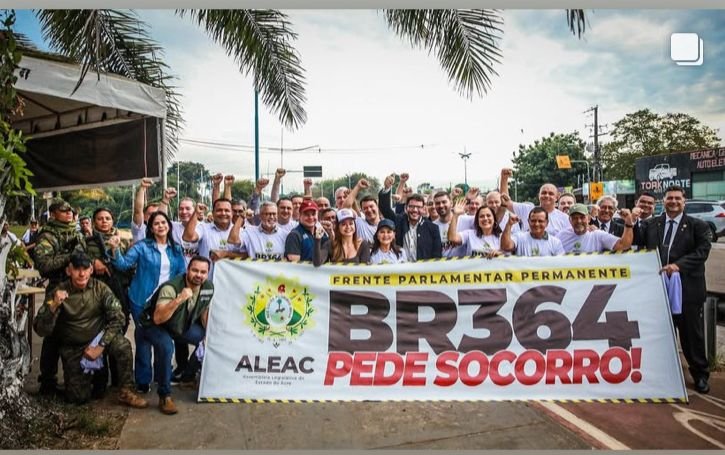 Aleac inicia segunda caravana pela BR-364 com parada no Rio Caeté e reforça cobrança por melhorias na estrada
