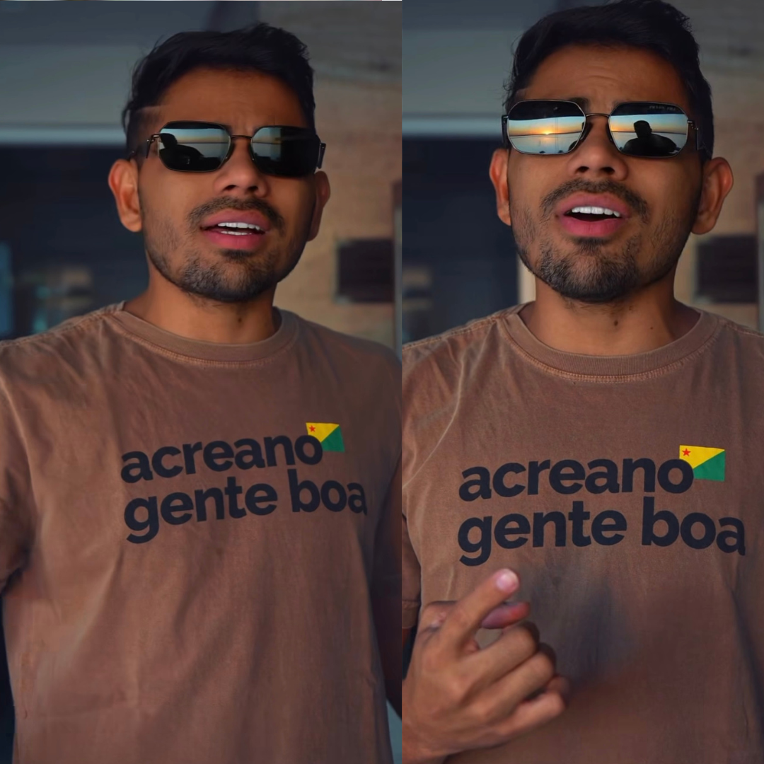 Cantor Evoney Fernandes grava clipe musical vestindo marca regional do Acre