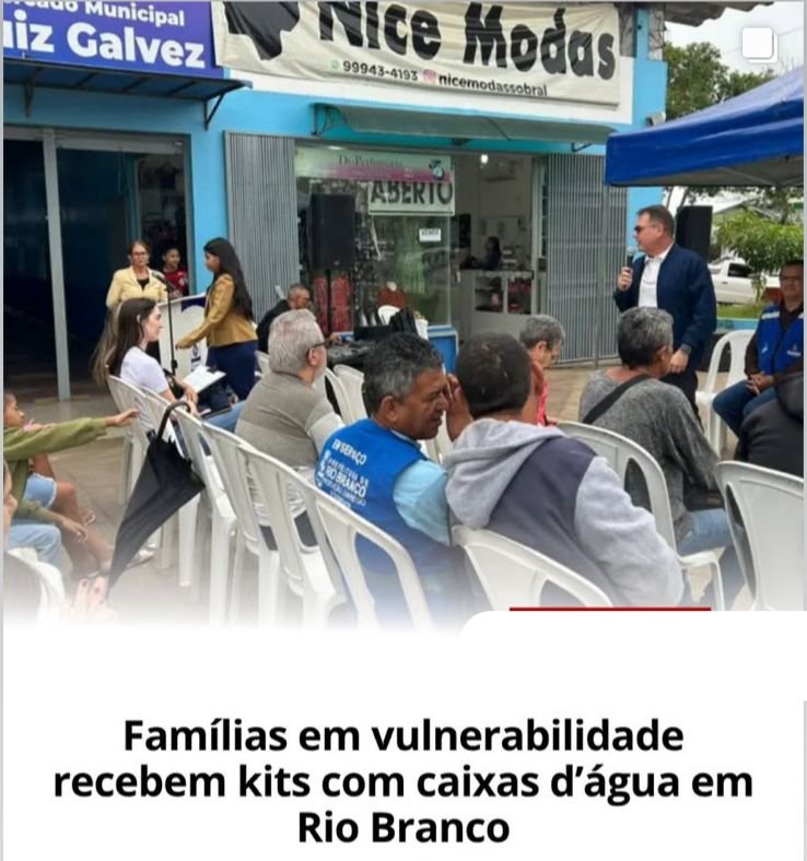 Prefeitura de Rio Branco distribui kits de armazenamento de água para 240 famílias em situação de vulnerabilidade