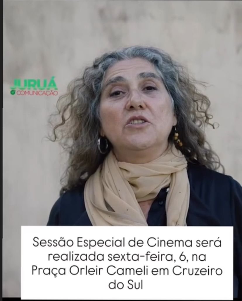Sessão especial de cinema será realizada em Cruzeiro do Sul com presença de renomada cineasta brasileira