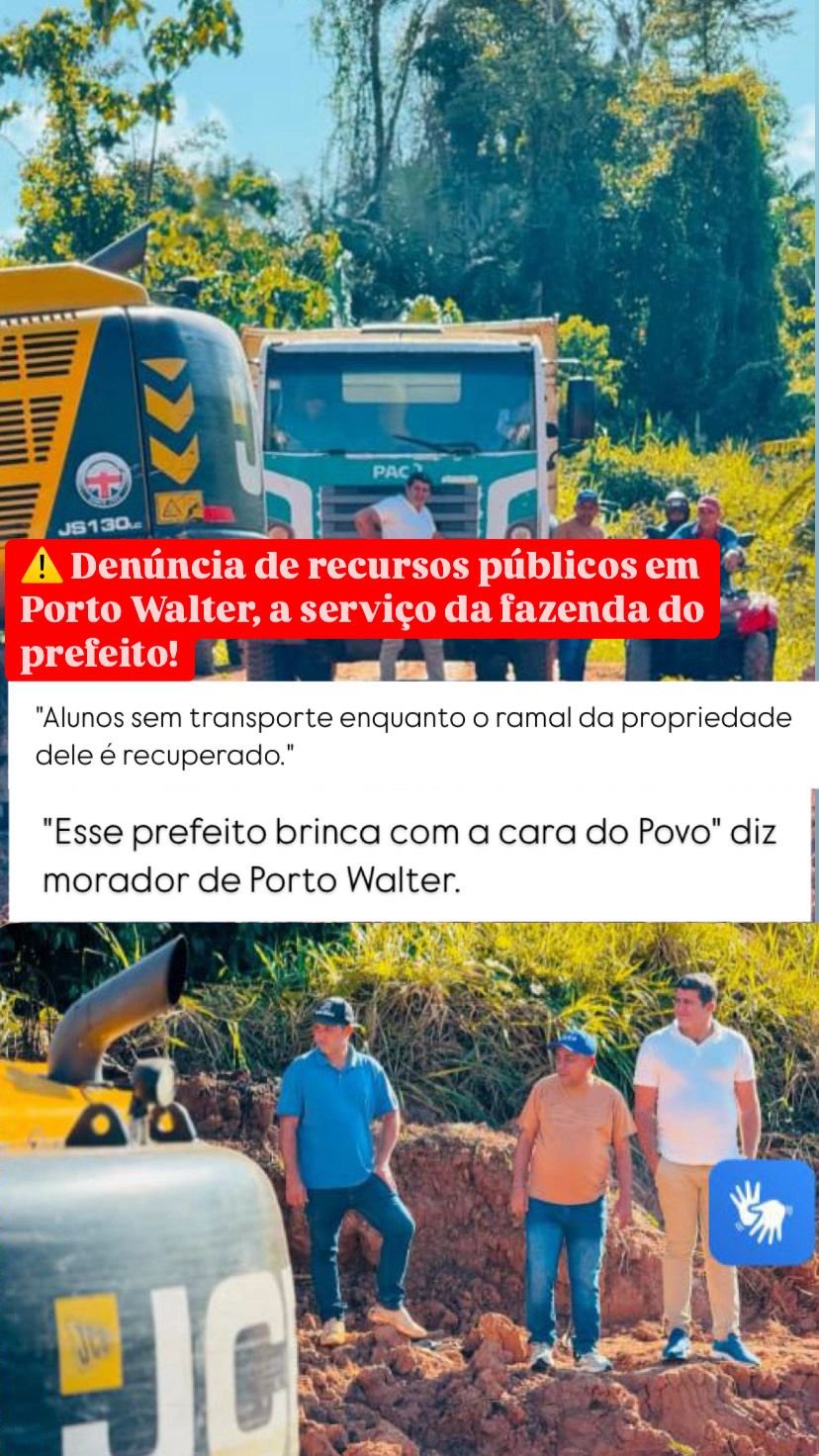 Prefeito É Denunciado por Abandonar Ramais Essenciais de PW como do Besouro e da Cleba para Priorizar Acesso à Própria Fazenda.