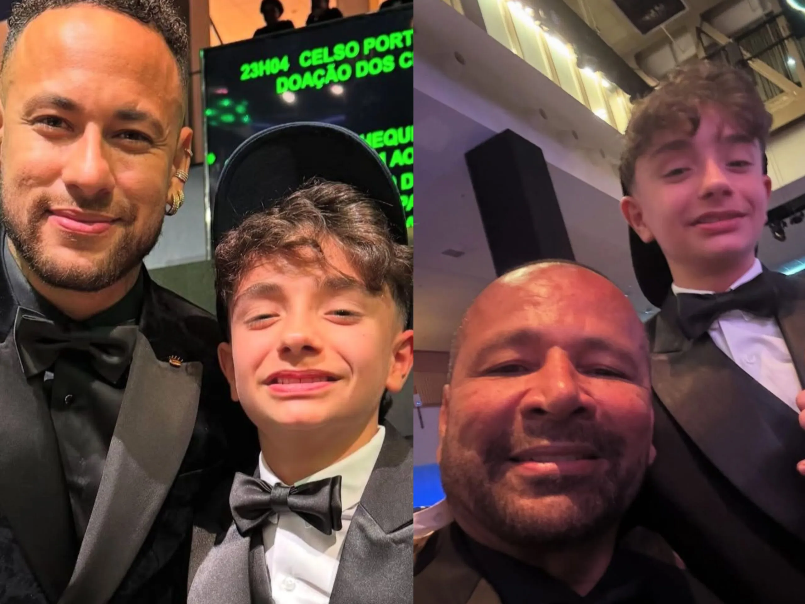 Filho de Gladson Cameli curte momento especial com Neymar e o pai do jogador em evento em SP