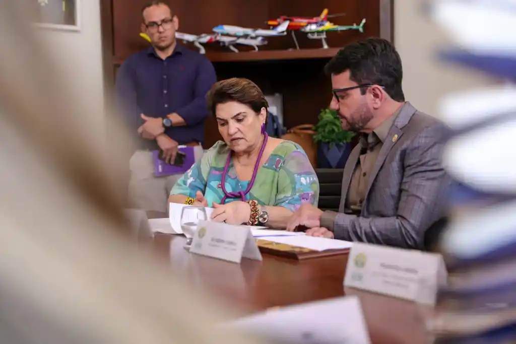 Gladson Camelí recebe ministra da Mulher e reafirma ações de políticas para as mulheres