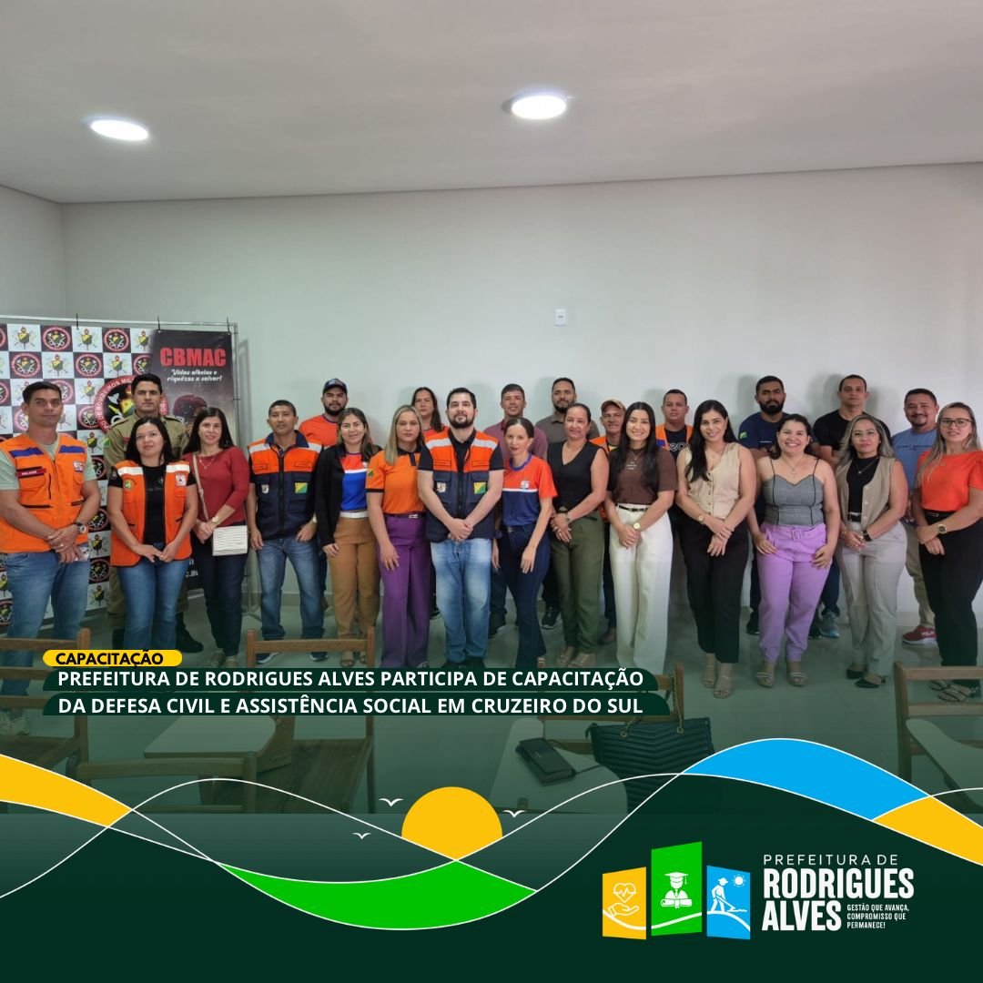 Prefeitura de Rodrigues Alves fortalece ações contra a estiagem com capacitação em Cruzeiro do Sul