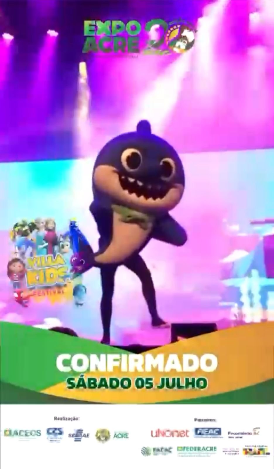 ExpoAcre Juruá realiza noite especial voltada ao público infantil neste sábado