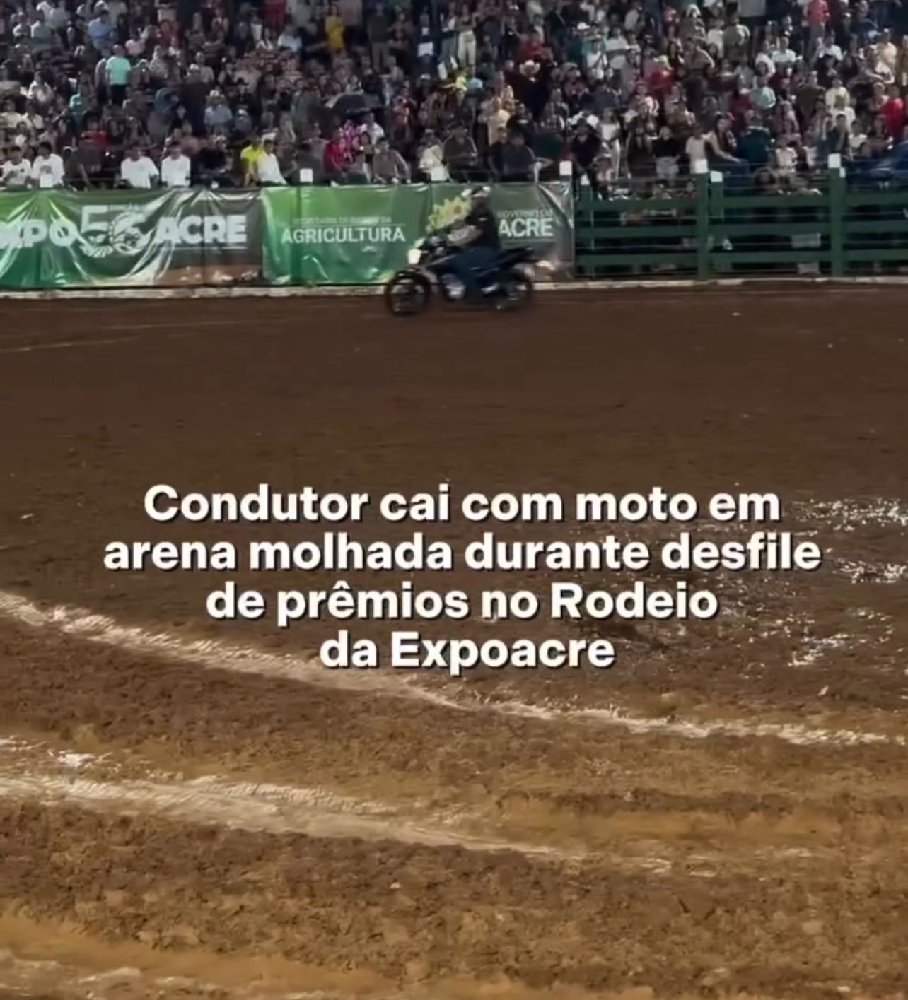 Momento inusitado marca abertura do rodeio da Expoacre 2025