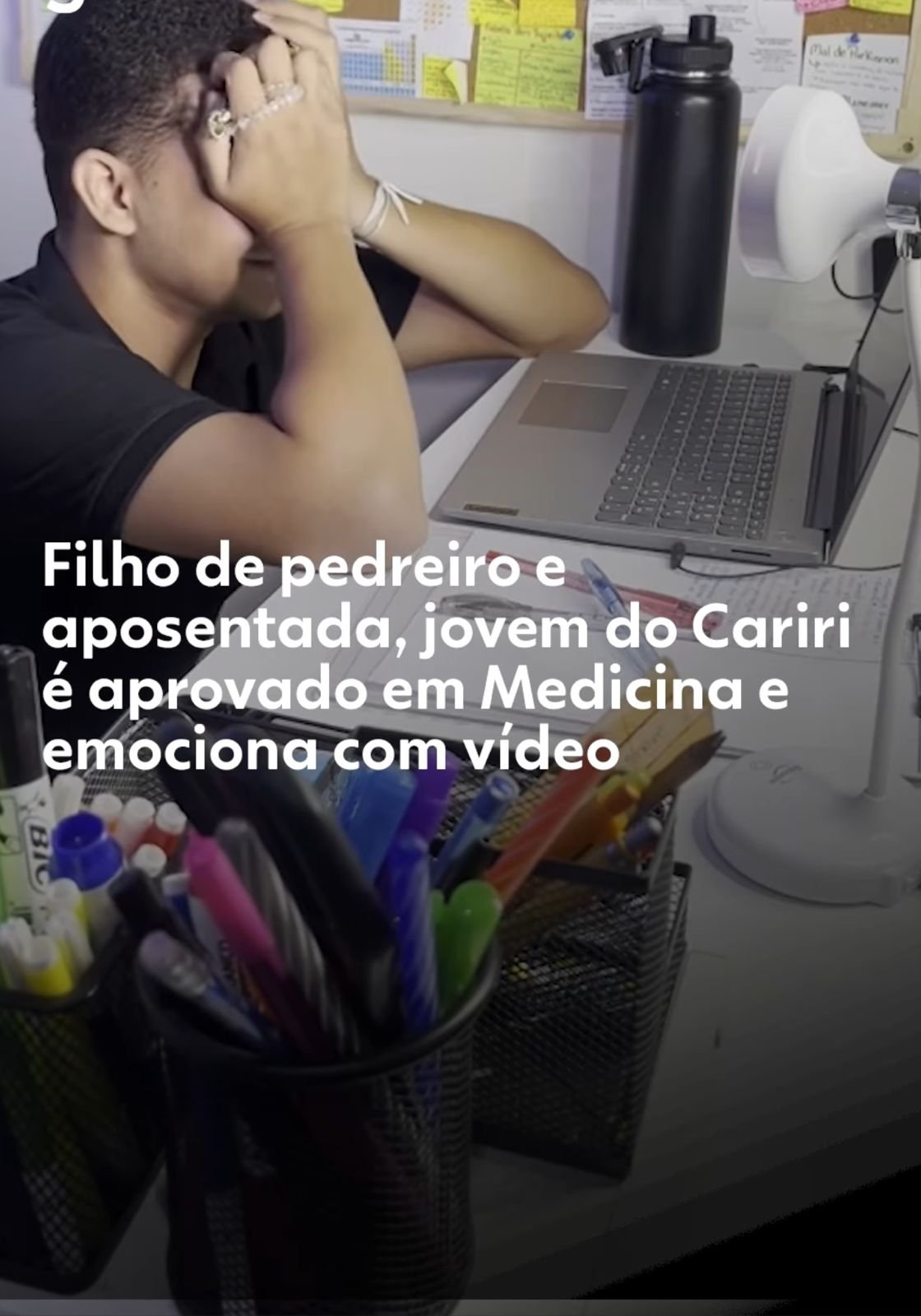 “De Mauriti para a medicina: jovem cearense realiza sonho com apoio da família e dedicação aos estudos”