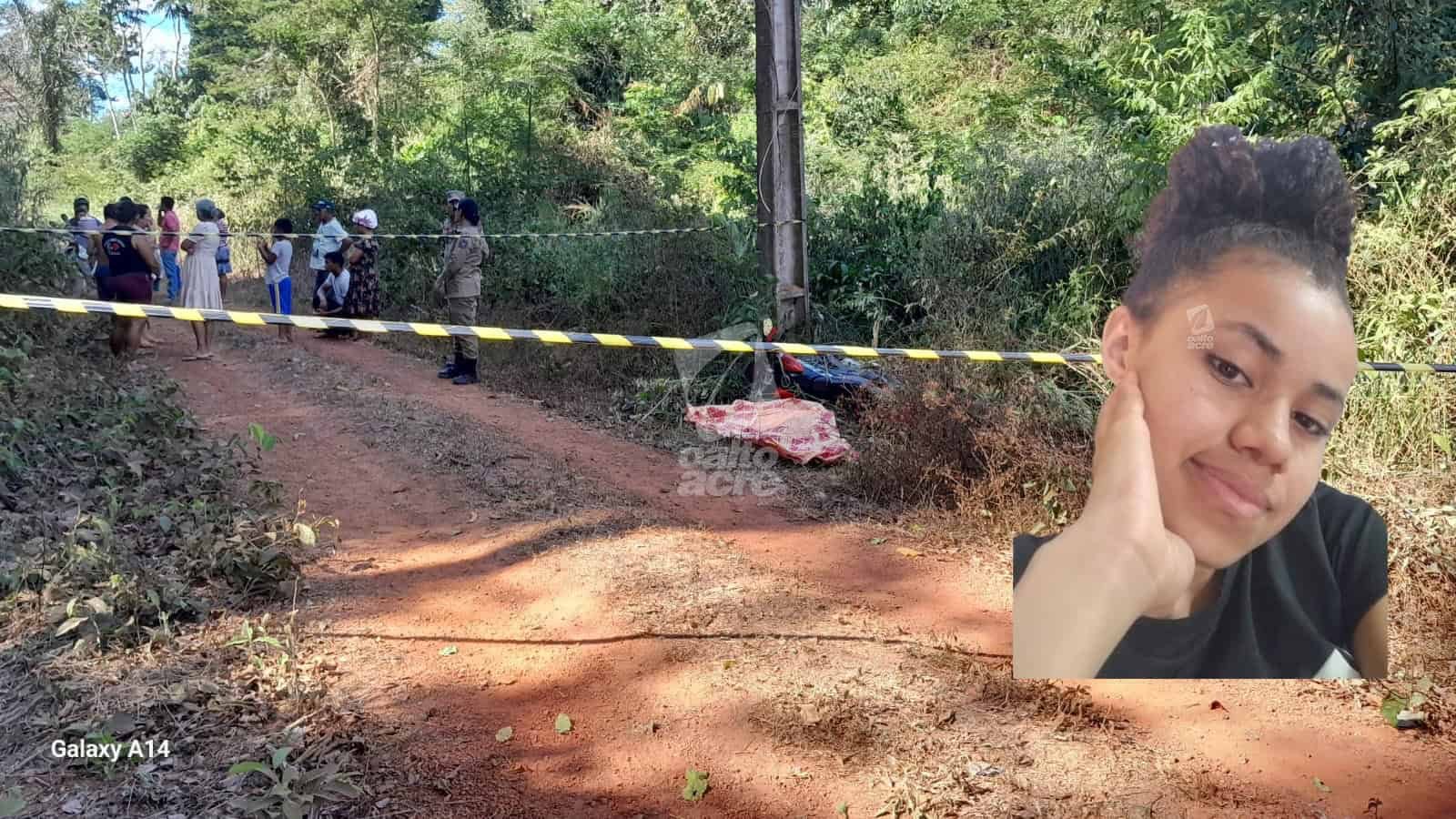 Adolescente de 16 anos morre após colidir motocicleta com poste em ramal de Xapuri