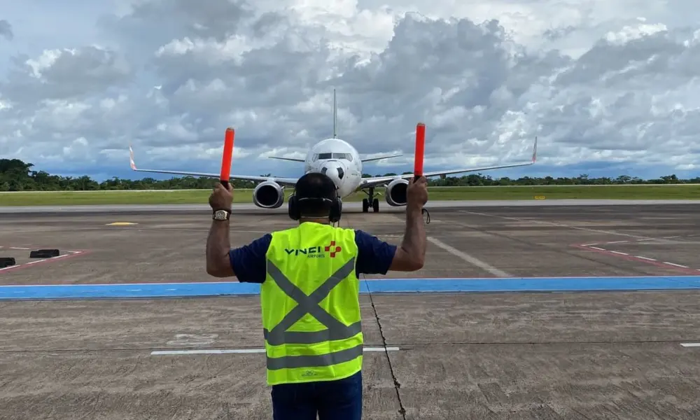 O aeroporto Plácido de Castro, em Rio Branco, registrou dois incidentes por colisão com aves em junho de 2025.