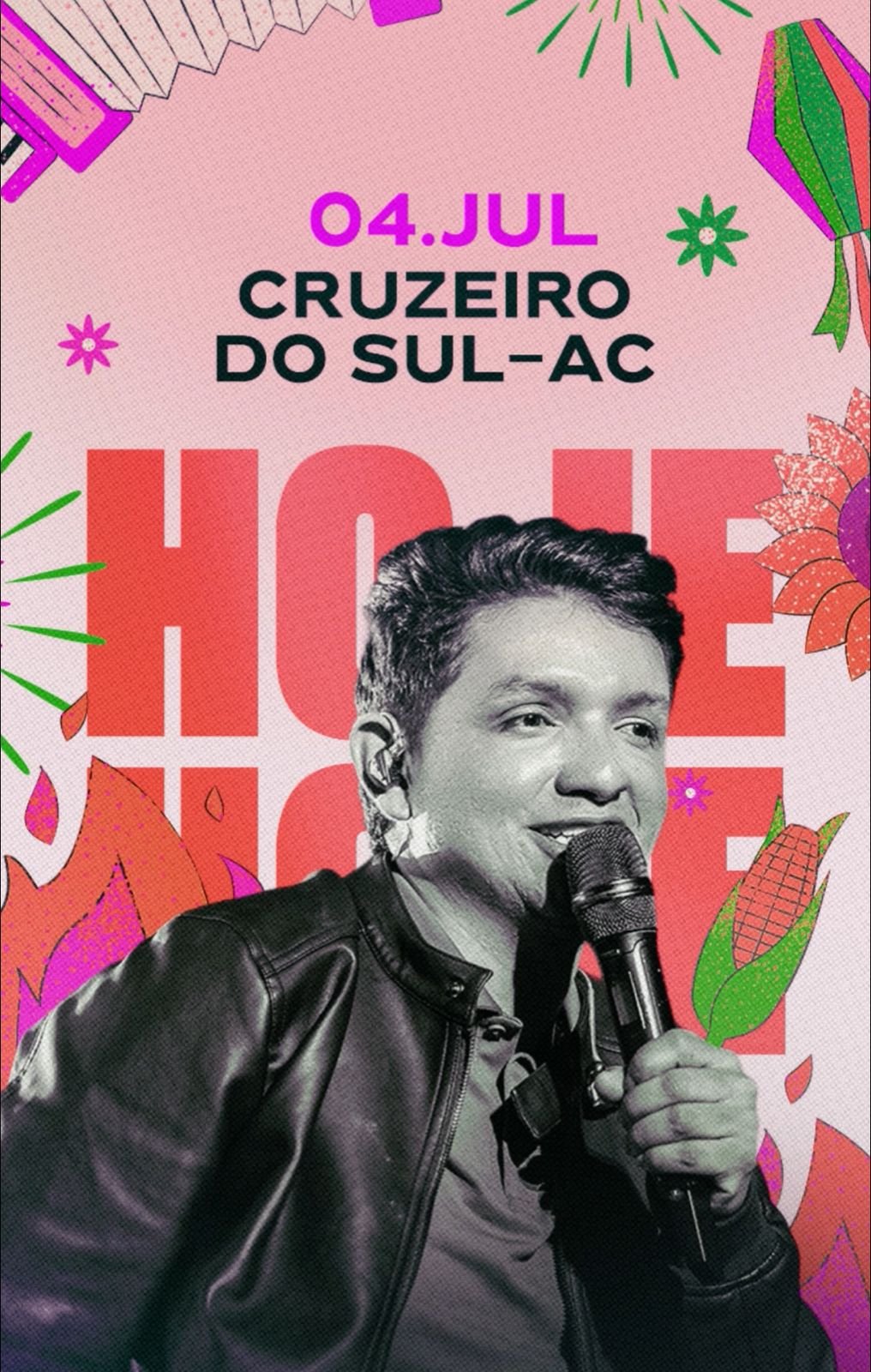 Marcynho Sensação é a principal atração da Expoacre Juruá nesta sexta-feira (4)