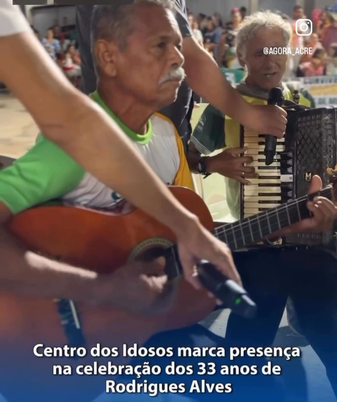 Idosos encantam na festa de 33 anos de Rodrigues Alves