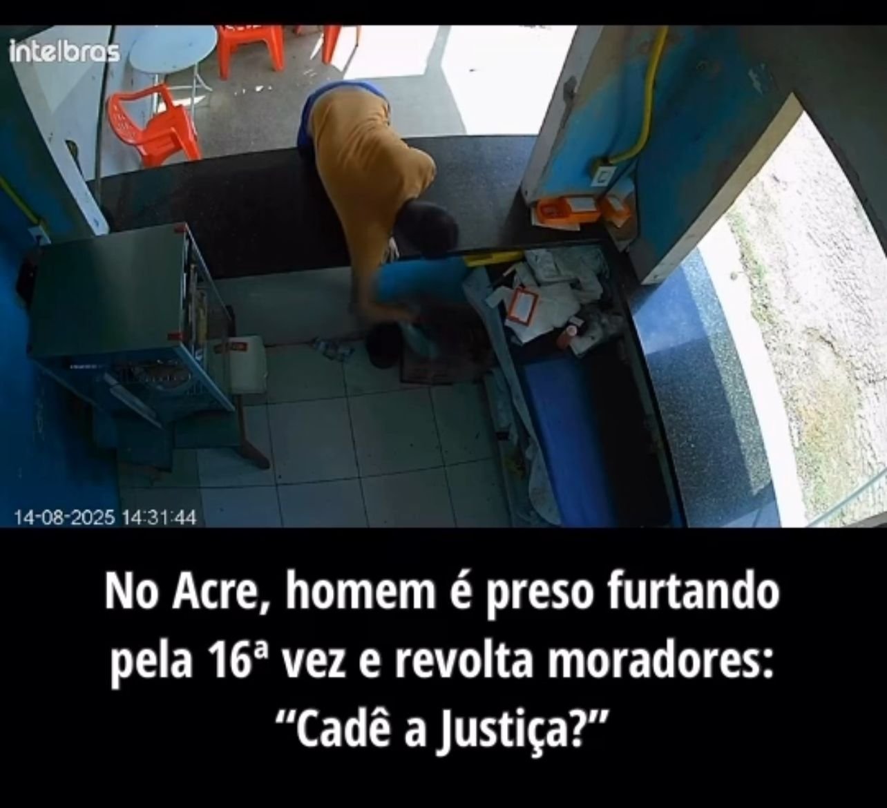 Homem é preso pela 16ª vez por furto em Sena Madureira e revolta moradores