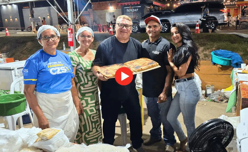 Comerciantes celebram boas vendas no segundo dia do Festival da Farinha