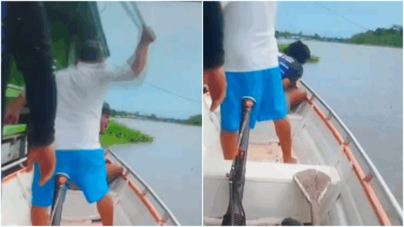 : Homem é agredido com terçadadas, após ser pego roubando: ‘não vou mais roubar não’