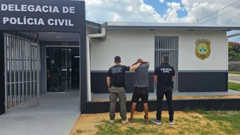 Polícia Civil prende acusado de roubo a farmácia em Rodrigues Alves