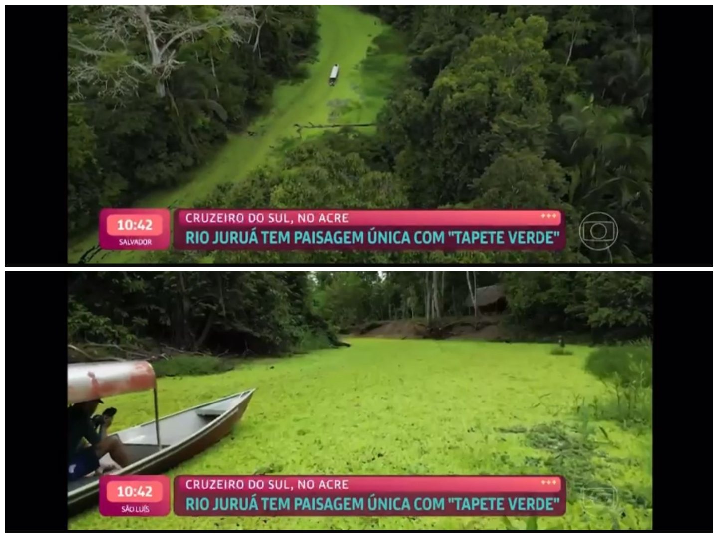 Ana Maria Braga confunde Rio Croa com o Juruá durante programa na TV Globo: ‘Paisagem única’