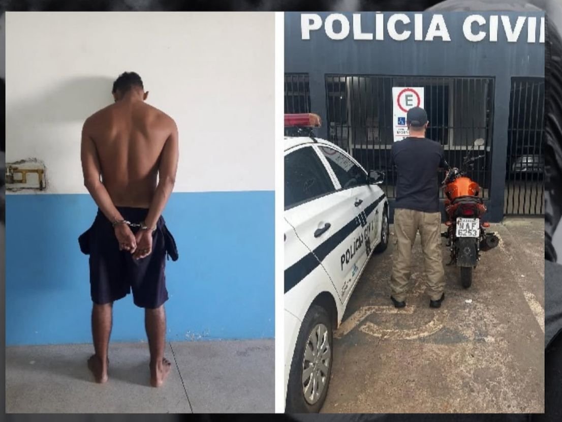 Polícia Civil do Acre prende suspeito de furtos e recupera motocicleta roubada
