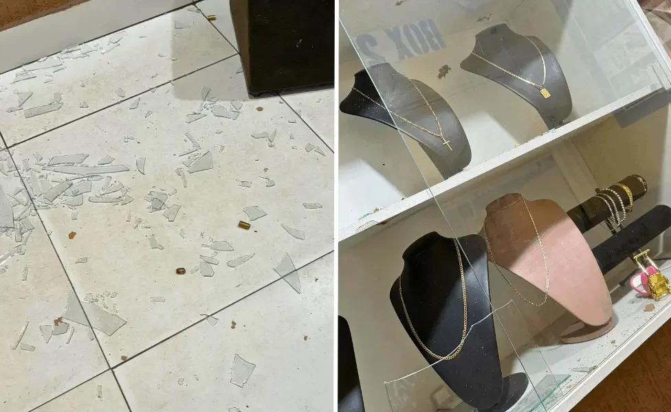 Joalheria no centro de Cruzeiro do Sul é alvo de assalto à mão armada