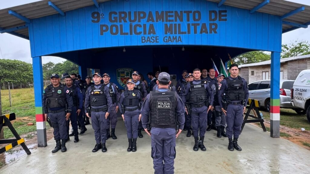Polícia Militar inaugura Posto Policial na Comunidade do Gama, em Guajará-AM