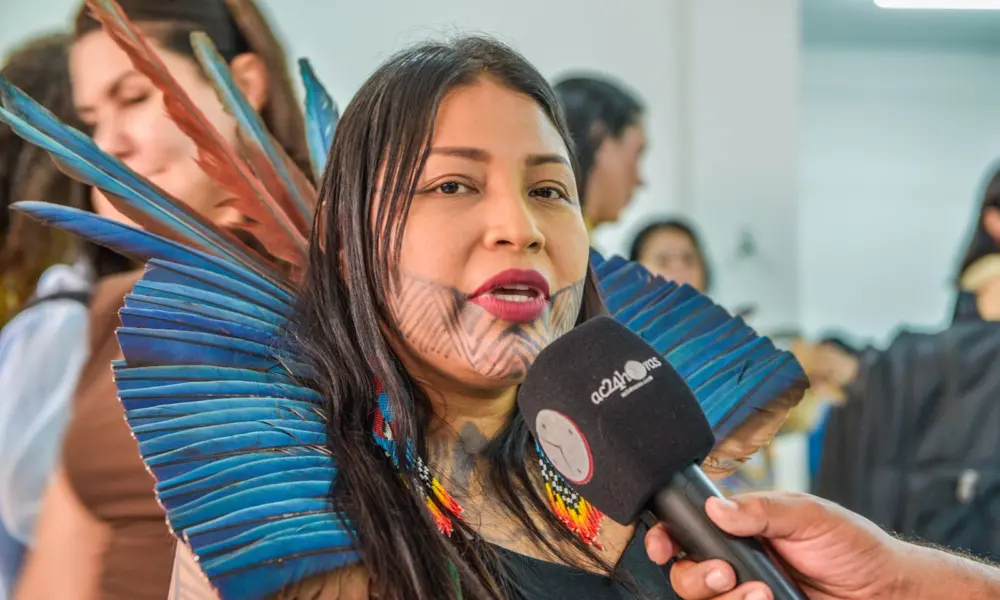 Indígena celebra parcerias internacionais e destaca resistência cultural