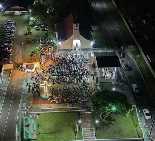 Centenas de fiéis participam da abertura do Novenário de São Francisco de Assis em Mâncio Lima