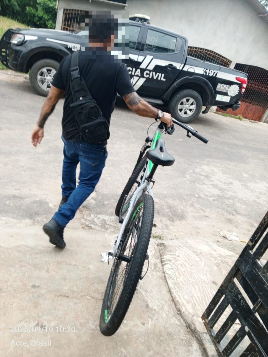 Polícia Civil recupera bicicleta furtada em associação de Cruzeiro do Sul