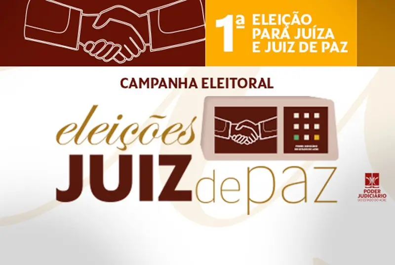 Mais de 300 pessoas concorrem ao cargo de Juiz de Paz no Acre