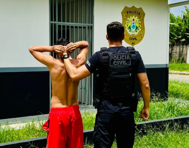 Polícia Civil prende foragido da Justiça acusado de tortura e envolvimento com organização criminosa em Rodrigues Alves