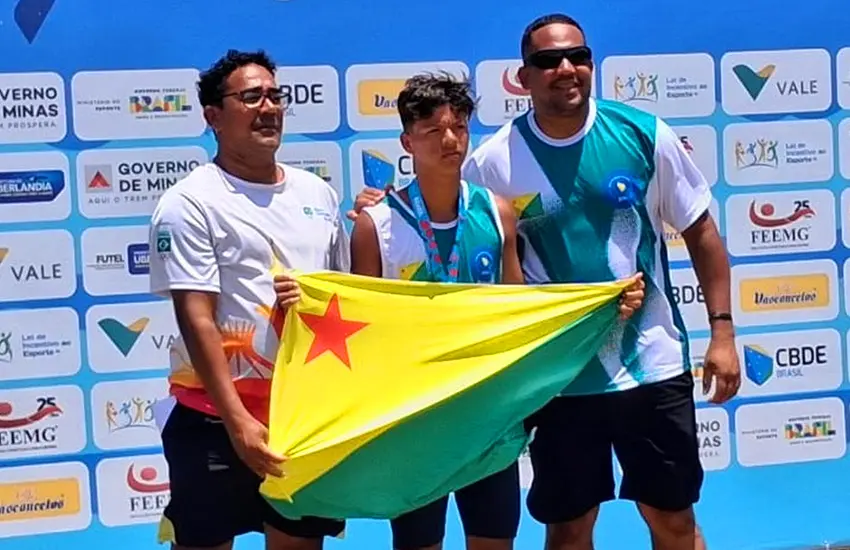 Acreano conquista medalha de ouro no arremesso de peso nos JEB’s