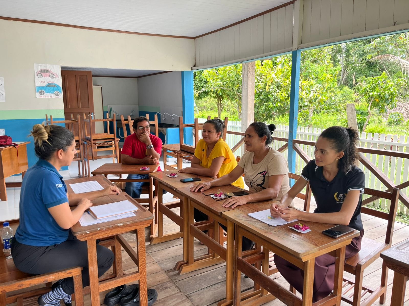 Equipe da Educação do Campo realiza visitas pedagógicas em escolas rurais de Cruzeiro do Sul
