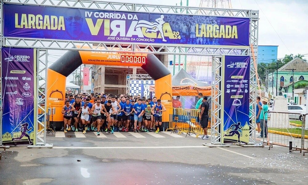 Corrida da Virada 2025 terá 750 vagas para participantes em Cruzeiro do Sul