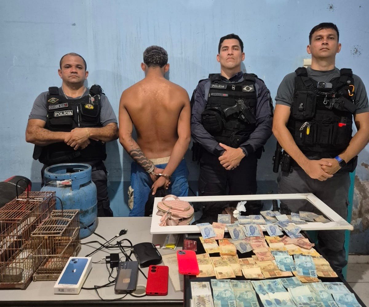 Polícia Militar recupera bens furtados e prende dupla por furto, receptação e tráfico em Envira (AM)