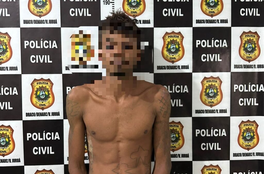 Polícia Civil captura foragido condenado por tráfico e roubo no Juruá