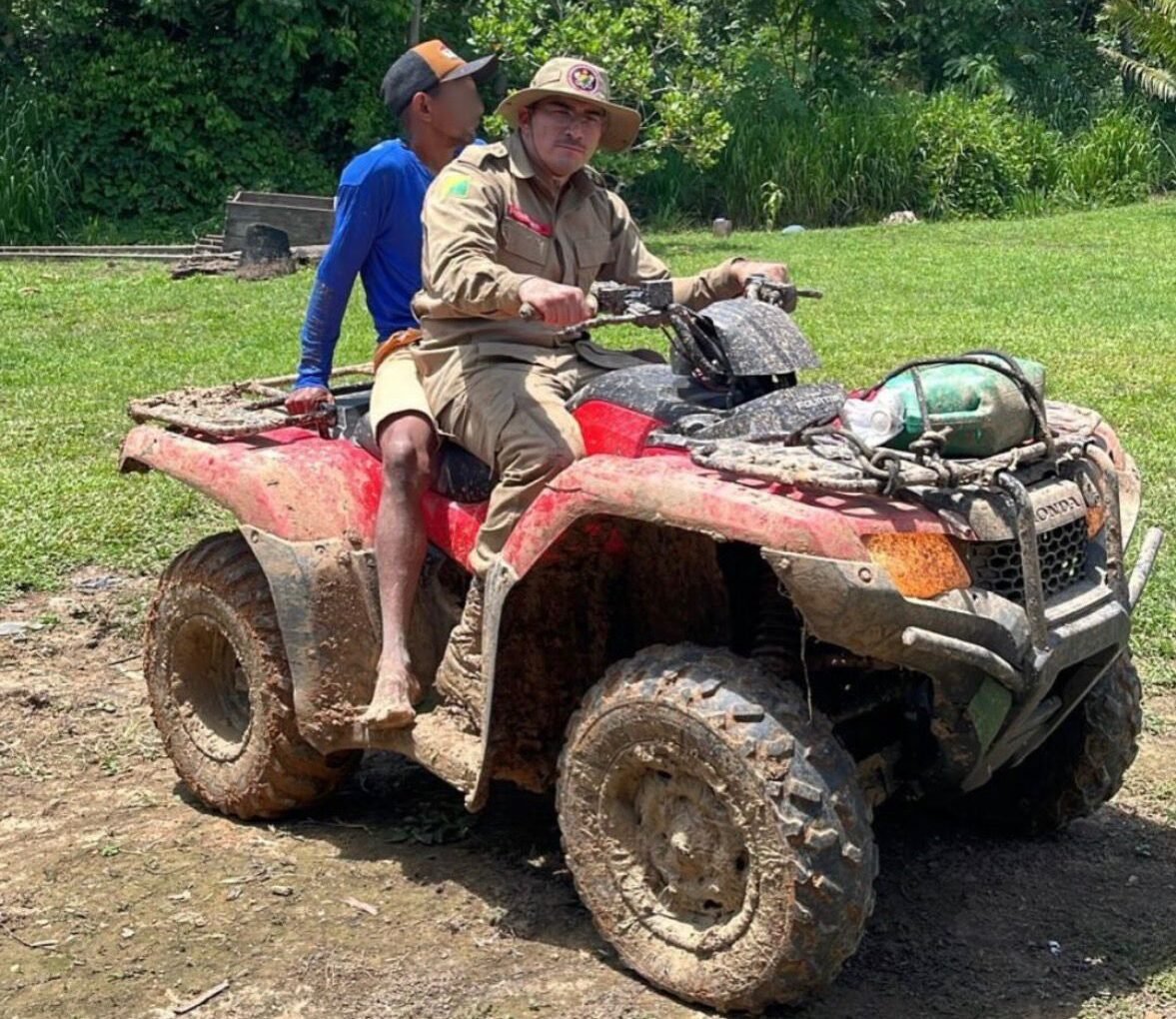 Homem de 50 anos picado por jararaca em ramal de Sena Madureira é resgatado por militares do Corpo de Bombeiros