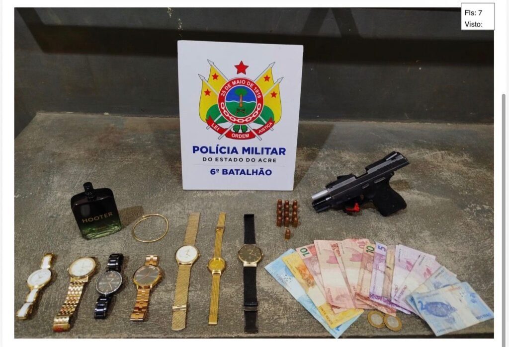 Família é feita refém durante roubo e dois suspeitos são detidos após intervenção policial